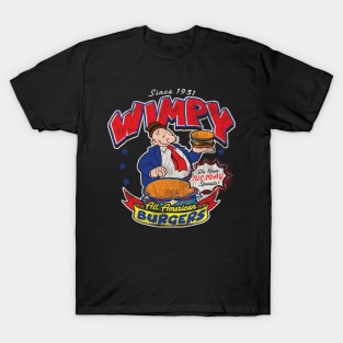 Wimpy All American Burger Dks Worn T-Shirt